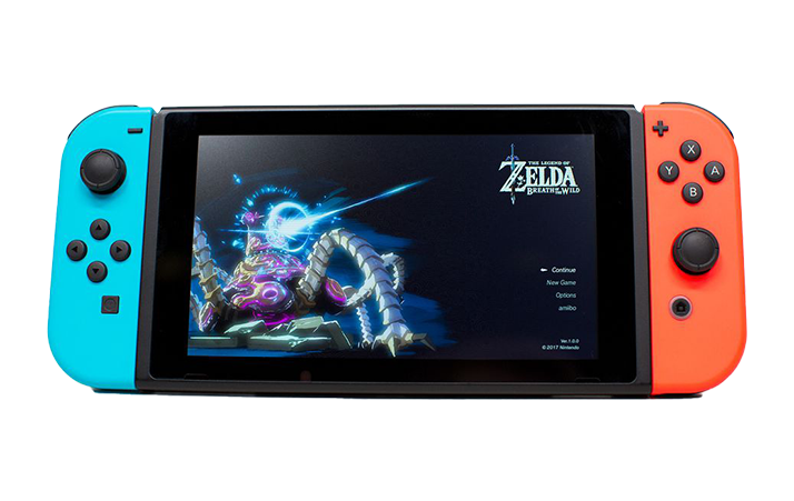 Nintendo Switch – long-3 games with charger only